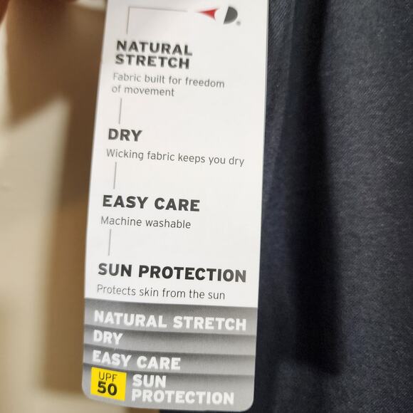 Grand Slam NWT black off course polyester golf shorts waist men's size 42 - Picture 8 of 9